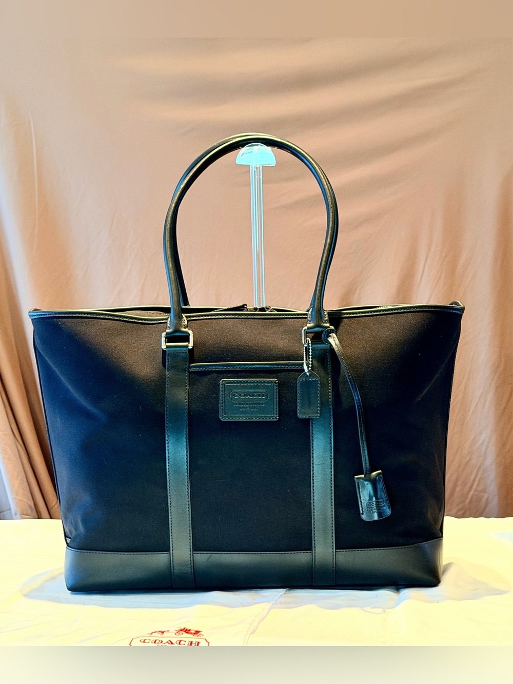 NWOT Vintage Coach XL Transatlantic Weekender Tote (Style 5968)